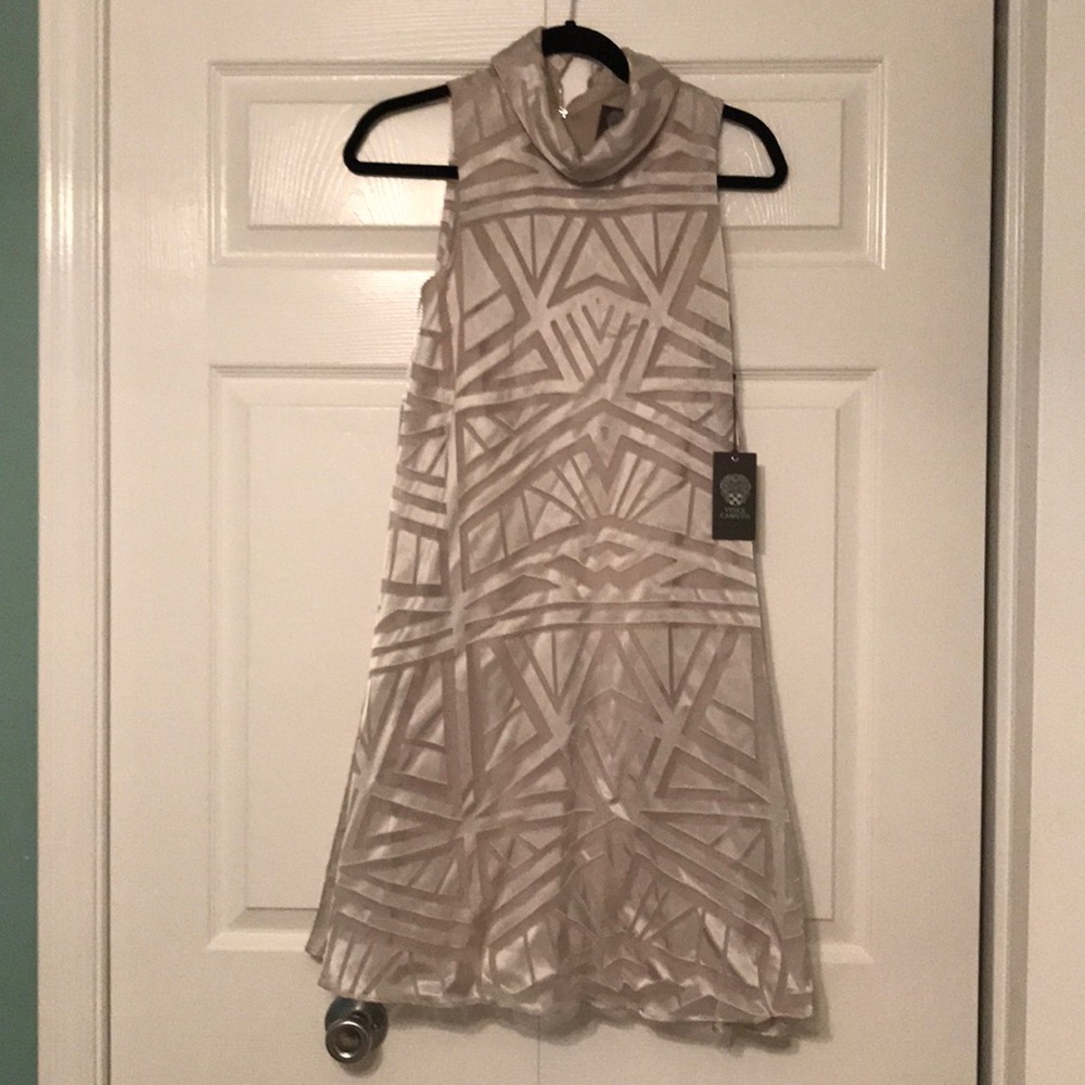 Vince Camuto champagne dress